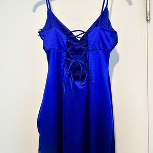 Royal blue evening gown (M)